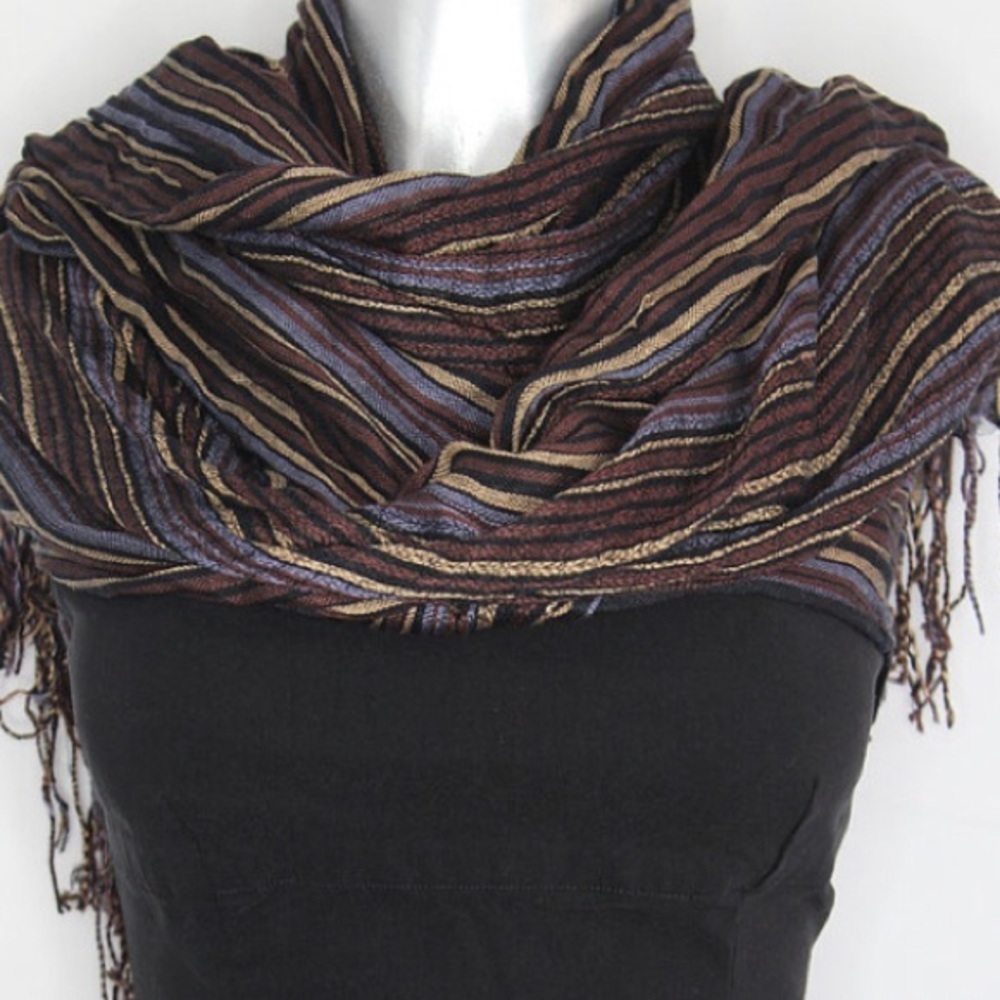 Dark Colored Fashionable Scarf